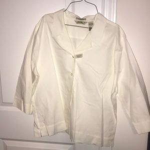 Eddie Bauer white cotton shirt